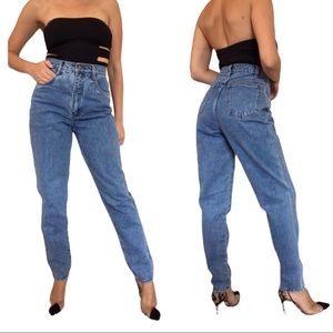 Vintage Rio blue jeans - tapered leg 6 juniors 1980’s